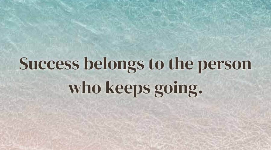 Keep Going
