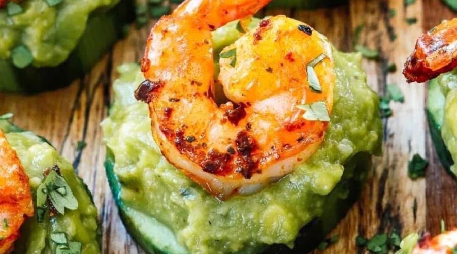 Shrimp Cucumber Bites