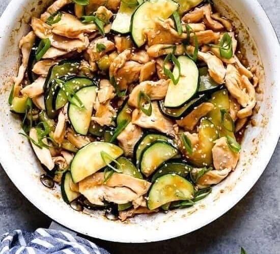 Chicken Zucchini Stir Fry